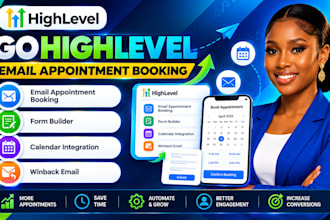 do gohighlevel email appointment booking, form builder, calendar integration