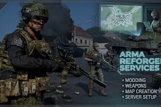 do arma reforger server setup, arma reforger weapons, map creation, arma mod
