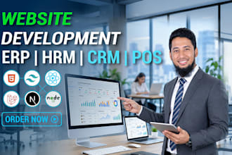 build custom erp, CRM, hrm, and management software