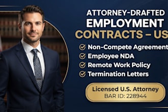 draft USA employment termination letters and disciplinary documents