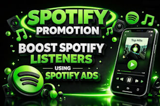increase spotify monthly listeners, boost spotify listeners, using spotify ads