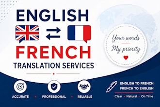 translate english to french and french to english
