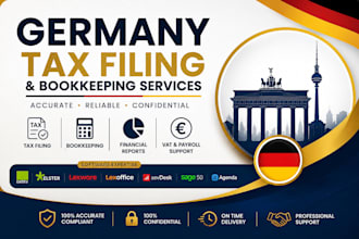handle germany tax filing, datev, elster, lexware bookkeeping