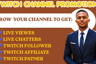 do twitch channel promotion twitch affiliate live viewers