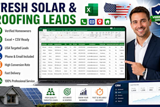 provide fresh solar and roofing homeowner leads for your business