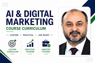create a complete ai and digital marketing course curriculum