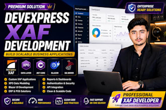 develop devexpress xaf business applications using xpo and blazor