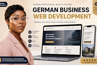do german website development for modern business websites