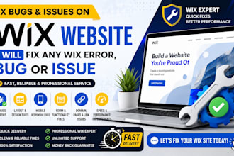 fix wix bugs, errors, issues, and customize your wix website