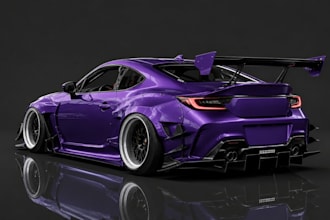 do 3d car design, mechanical cad modeling, widebody kit, vehicle body kits