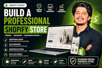 build a professional shopify store