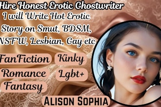 write hot erotic stories, smut, bdsm, nsfw, lesbian, gay and kinky fanfiction