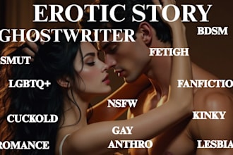 write hot cuckold erotic ghostwriter kinky smut and custom short stories