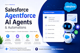 build salesforce agentforce ai agents and automations