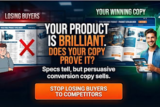 write and optimize b2b industrial catalogs and spec sheets