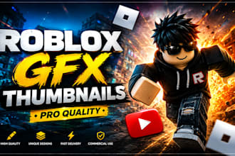 create reliable roblox gfx for game and youtube thumbnails