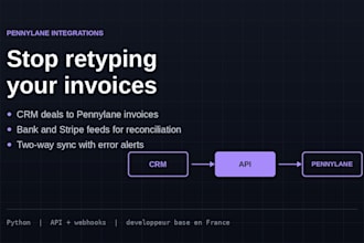 connect pennylane to your crm, bank or erp via api