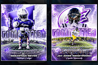 design stunning sports poster, graphic, or banner edit graphics