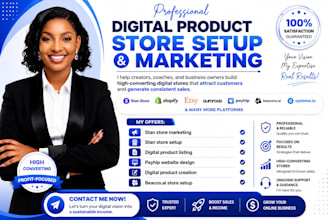 setup esty shop, beacons ai, stan store digital product, stan store marketing