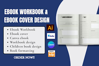 ebook cover canva ebook workbook design pdf lead magnet  fantasy book cover