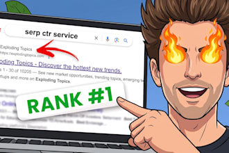 boost real organic google search traffic tracked in gsc keyword ranking serp ctr
