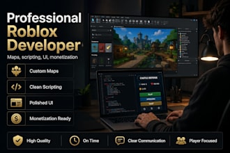 develop roblox game for you