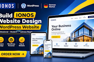 build german ionos website design wordpress website ionos wordpress landing page