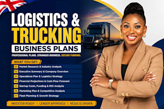 write logistics startup trucking business plan for funding
