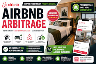 find airbnb short term rental arbitrage, airbnb arbitrage property real estate