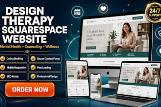 design squarespace therapy website mental health counseling wellness website