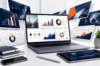 design an investor pitch deck presentation