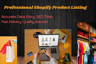 do shopify product listing and e commerce product upload