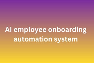 build an ai employee onboarding automation system