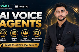 set up retell ai voice agent, vapi ai calling agent and ai cold calling agent