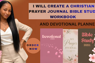 create a christian prayer journal bible study workbook and devotional planner