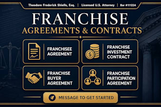 draft a custom, legally binding franchisee agreement