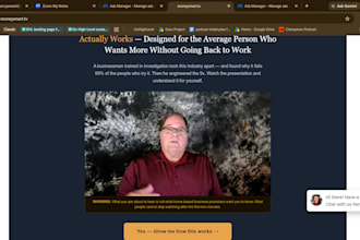 design and build landing page