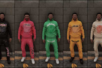 create fivem clothing, eup, custom clothes, fivem kuttes, vest, fivem ped
