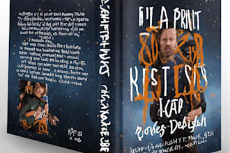 do professional kdp print book cover design and ebook cover