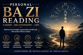 provide a personalized iching bazi reading for career and life guidance