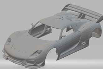 create 3d car models, widebody kits, custom car body kit parts, and rc body kit