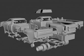 create 3d car models, widebody kits, custom car body kit parts, and rc body kit