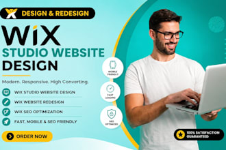 fix wix studio website,  wix design, and mobile friendly wix studio website