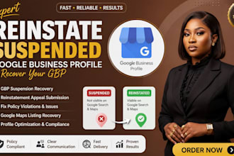 reinstate suspended google business profile and recover your gbp