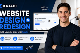 kajabi website design, kajabi sales funnel, online course website, kajabi expert