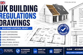 do uk planning drawing, building regs drawings for simple to complex project