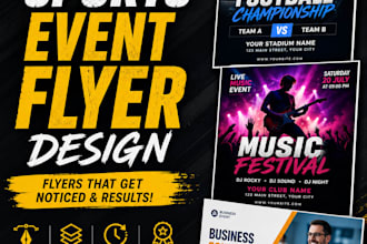 design sports flyer event flyer poster design flyer design poster