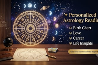 provide a detailed birth chart astrology reading and life insights