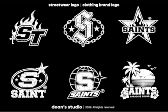 design dope freestyle logo for your streetwear brand