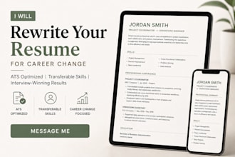 rewrite your resume for career change with ats optimization, transferable skills